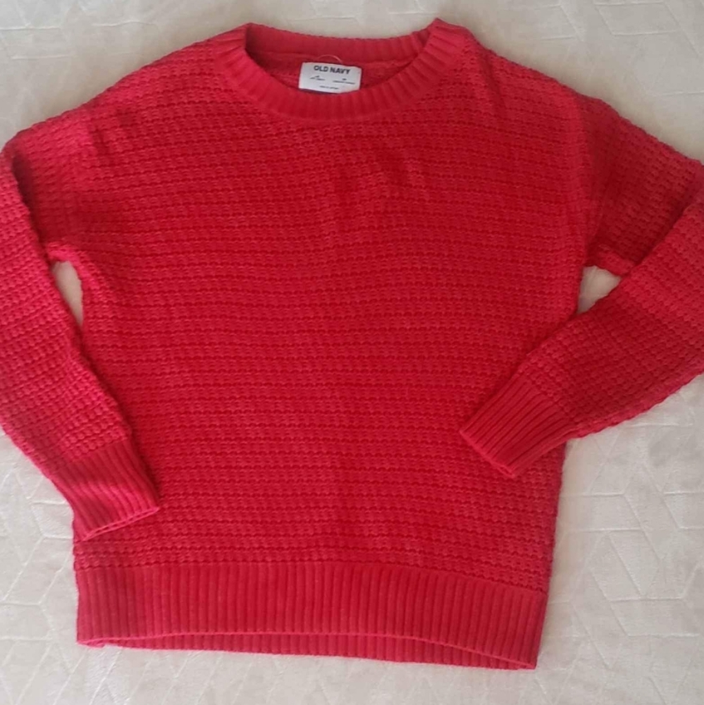 Old Navy Women's Red Knit Sweater size XS